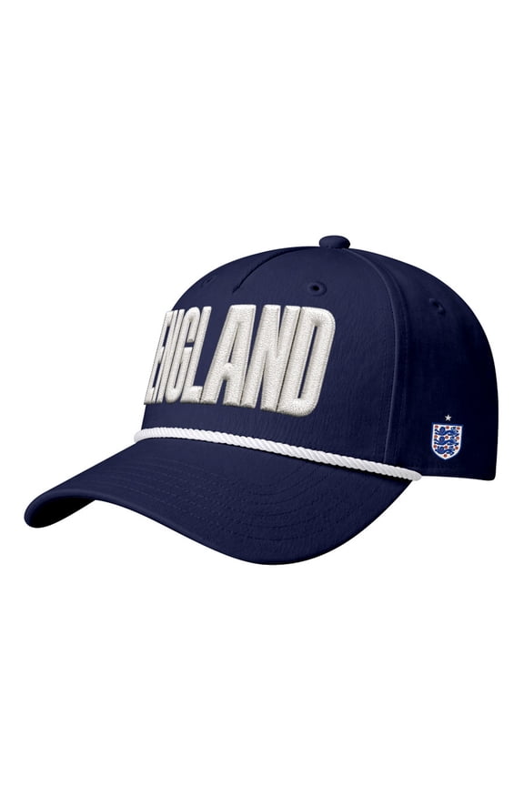 Men's 1863FC Navy England National Team Monogram Relief Adjustable Hat