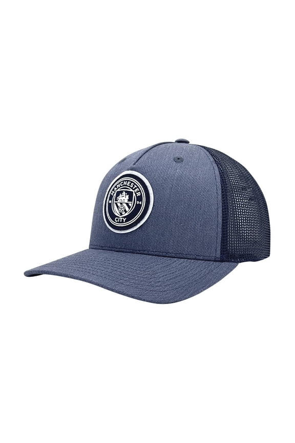 Men's 1863FC  Navy Manchester City Badge Nightshift Adjustable Hat