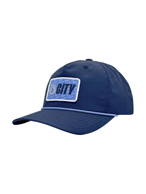 Men's 1863FC Navy Manchester City Color Badge Caddy Adjustable Hat