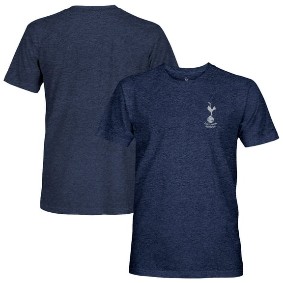 Men's 1863FC Navy Tottenham Hotspur Left Mono Badge Vintage Tri-Blend T-Shirt
