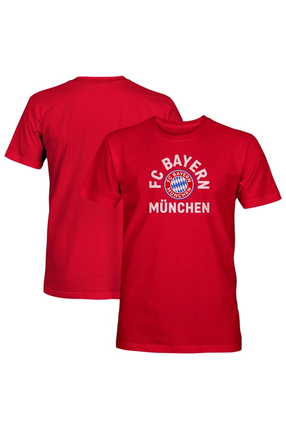 Men's 1863FC Red Bayern Munich Team Arch T-Shirt