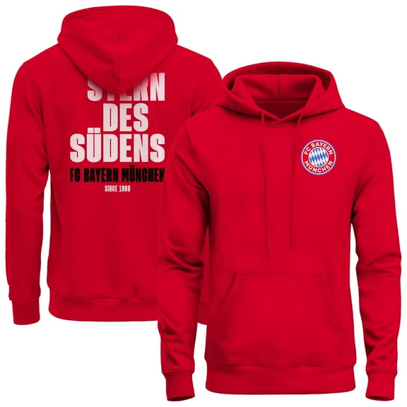 Men's 1863FC  Red Bayern Munich True Glory Fleece Hoodie