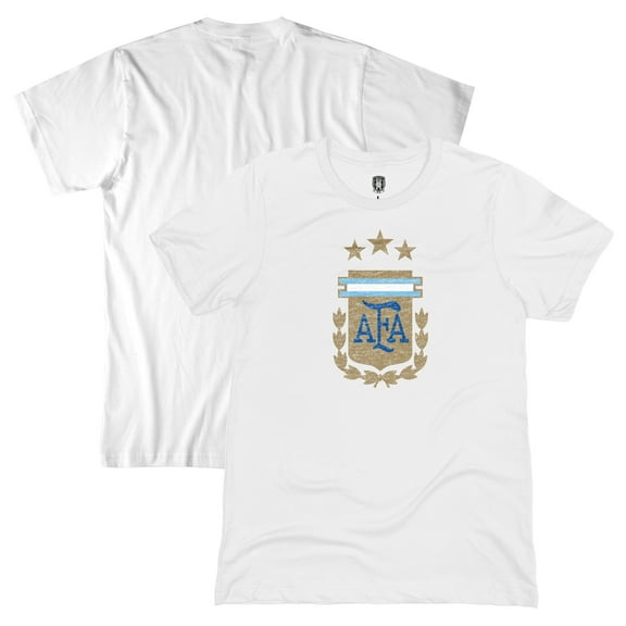 Men's 1863FC  White Argentina National Team Badge T-Shirt
