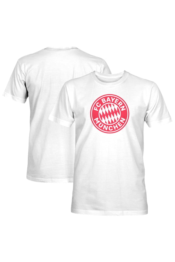 Men's 1863FC White Bayern Munich Mono Badge T-Shirt