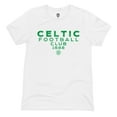 thumbnail image 1 of Men's 1863FC White Celtic Tapered Text T-Shirt, 1 of 1