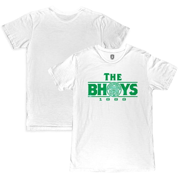 Men's 1863FC White Celtic Team Legacy Slub T-Ahirt
