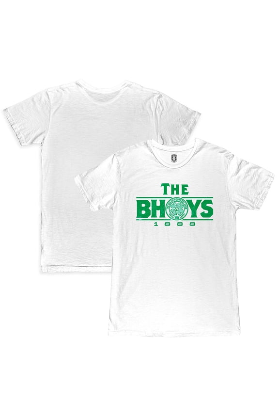 Men's 1863FC White Celtic Team Legacy Slub T-Ahirt