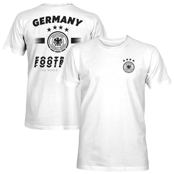 Men's 1863FC White Germany National Team Bars T-Shirt