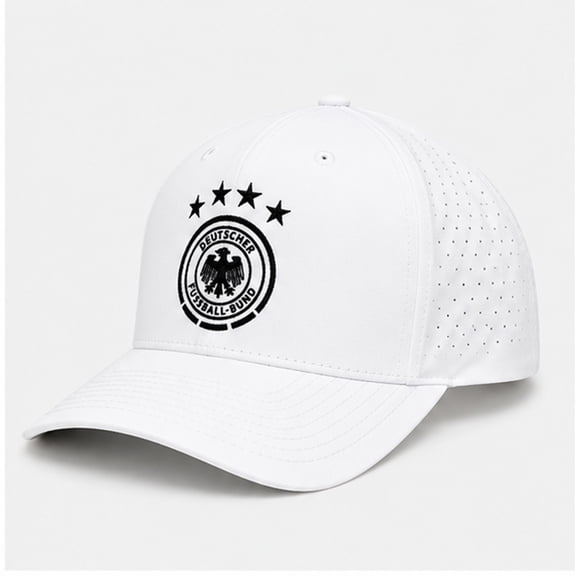 Men's 1863FC White Germany National Team High Point Adjustable Hat