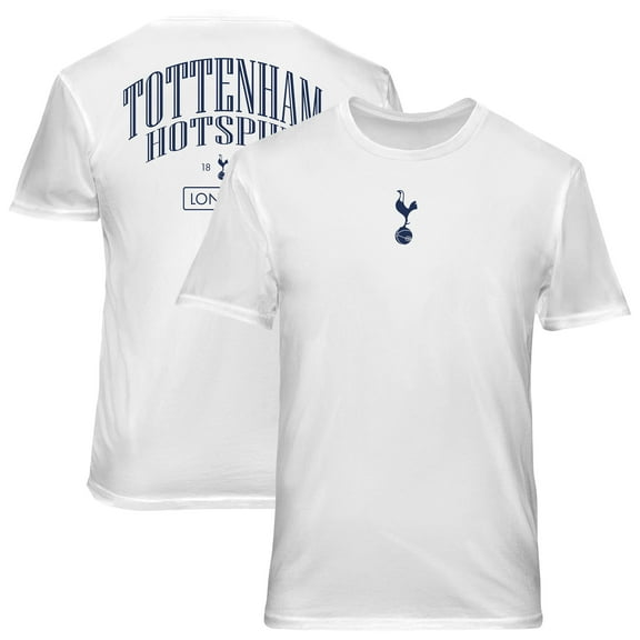 Men's 1863FC White Tottenham Hotspur Back Wordmark Soft Wash T-Shirt