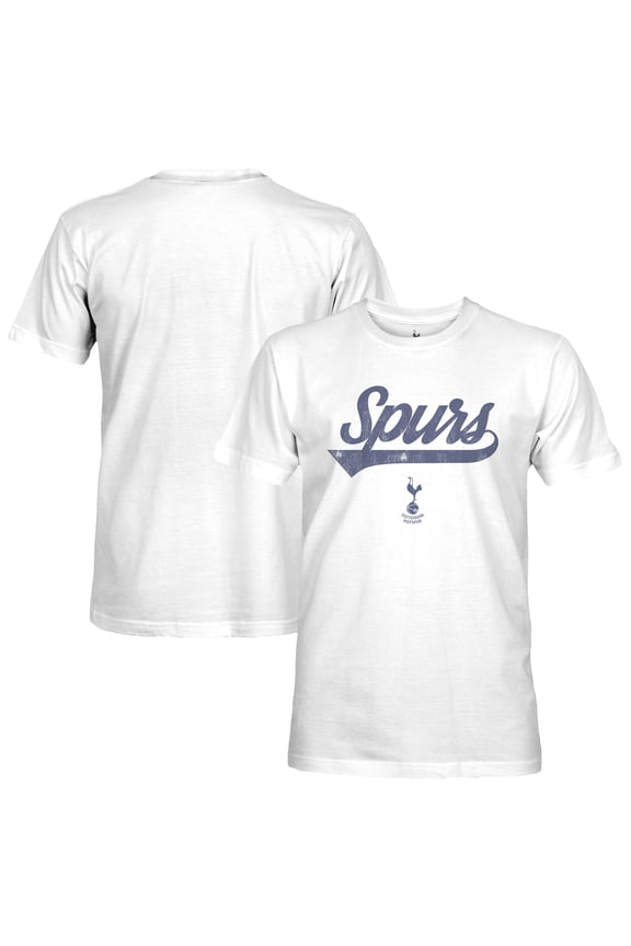 Men's 1863FC White Tottenham Hotspur Script Slub T-Shirt