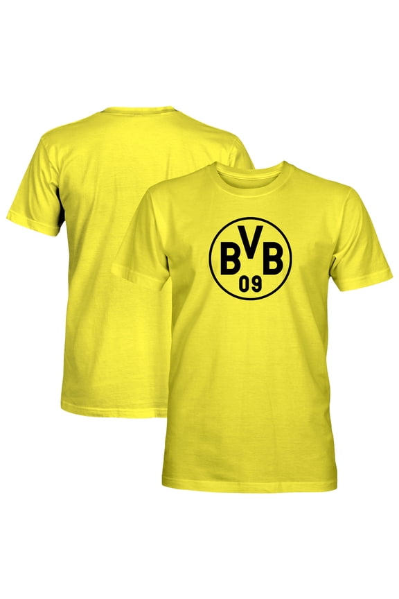 Men's 1863FC Yellow Borussia Dortmund Mono Badge T-Shirt
