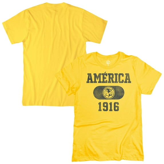 Men's 1863FC Yellow Club America Capsule 1916 T-Shirt