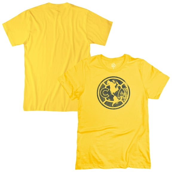 Men's 1863FC Yellow Club America Mono Badge T-Shirt