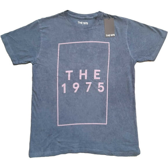 Men's 1975 I Like It Logo (Dip-Dye) Tie Dye T-shirt Large Denim