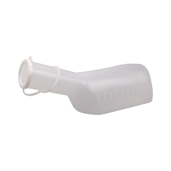 Mens 1L Portable Urinal Bottle, Easy-Read Measuring Lines, Plastic Travel Urine Container, Compact and Leakproof Car or Bedside Daily Care Solution Best Value Finds & Budget-Friendly Offers