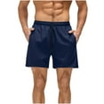 thumbnail image 1 of Men's 2 in 1 Athletic Shorts 5" Inseam Quick Dry Running Short Pants with Compression Liner, Muscle Fit Training Shorts for Workout, Zipper Pockets Elastic Waist, 1 of 7