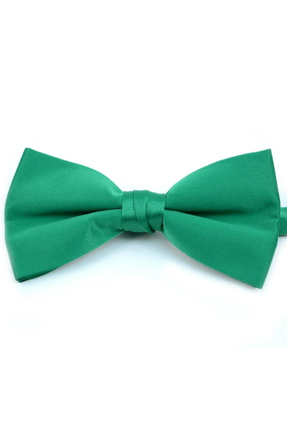 Men's 2.5" Poly Satin Banded Bow Ties