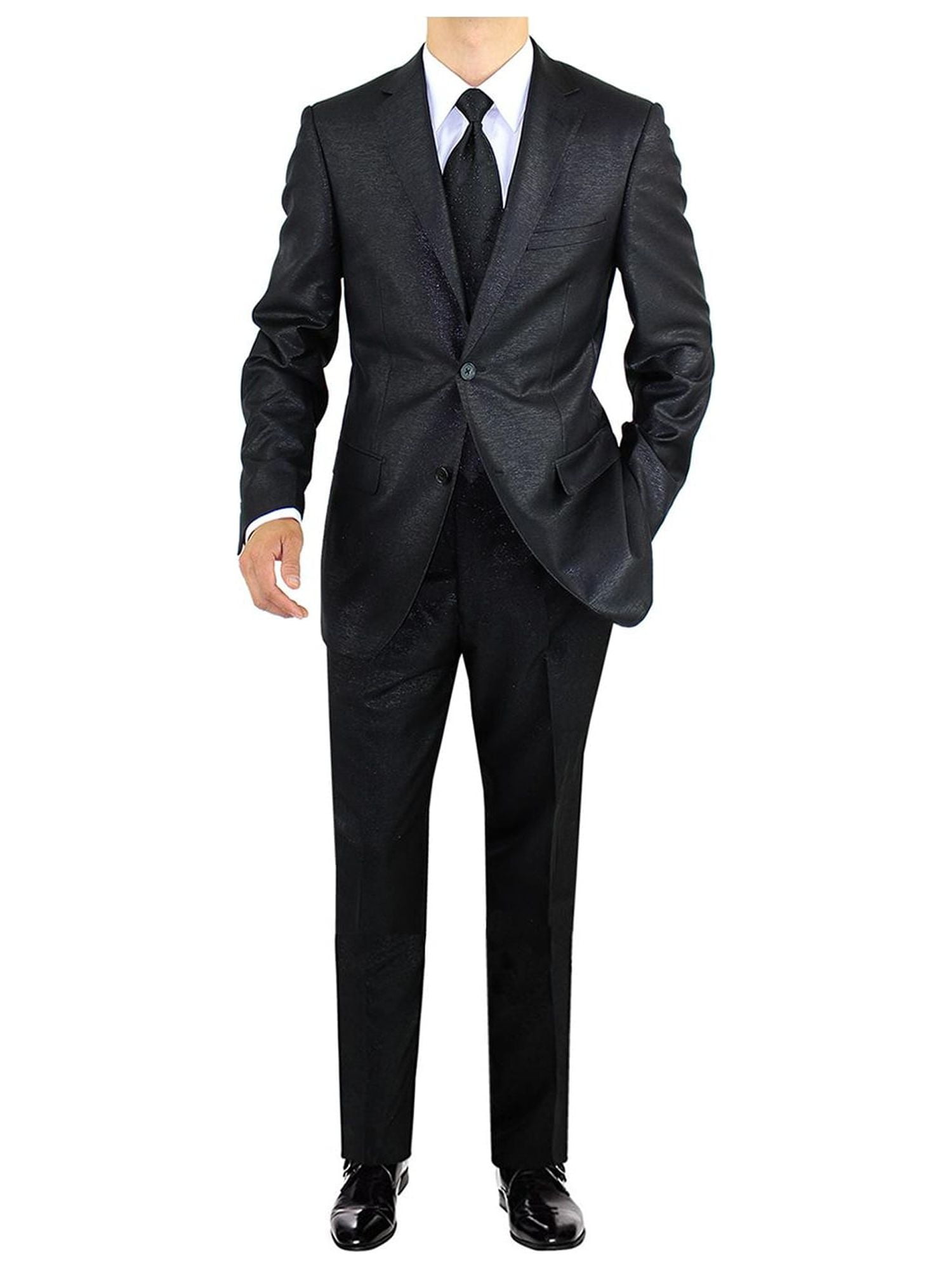 Men's 2 Button Avant Garde Formal Fashion Suit - Walmart.com