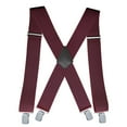 thumbnail image 1 of Men's 2 Inch Heavy Duty Suspenders，Adjustable X-Back with Strong Clips for Work,Jeans,and More, 1 of 7
