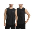 thumbnail image 1 of Men’s 2 Pack Active Gym Workout Sleeveless Shirts Quick Dry Crew Neck Muscle Tank Top, 1 of 5