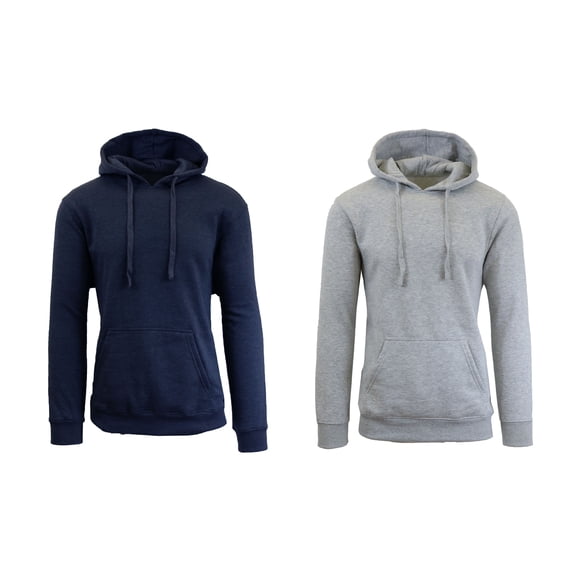 Men's 2 Pack Fleece Lined Hoodie