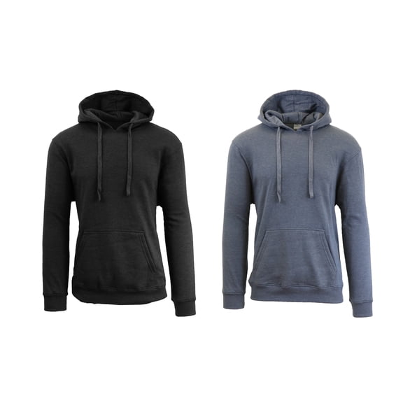 Men's 2 Pack Fleece Lined Hoodie