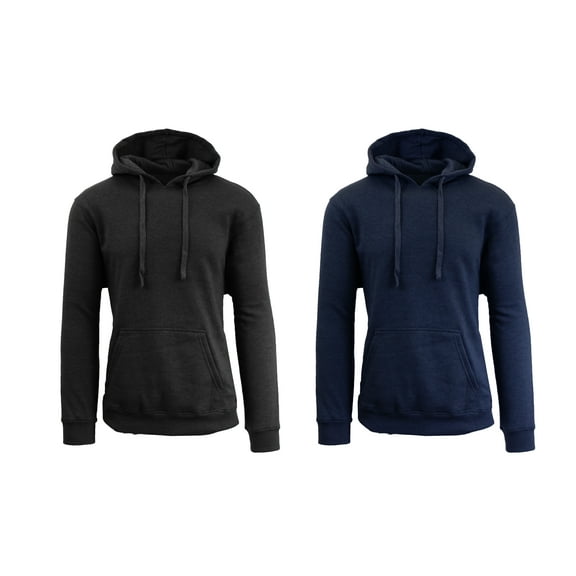 Men's 2 Pack Fleece Lined Hoodie