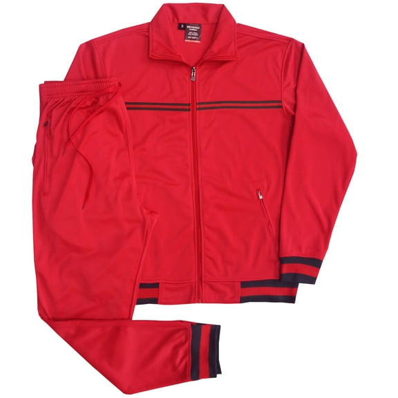 Men's 2 Piece Designer Fashion Activewear Jogging Track Suit