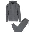 thumbnail image 1 of Men's 2-Piece Fleece-Lined Full Zip Hoodie & Jogger Set, 1 of 5