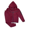 thumbnail image 1 of Men’s 2-Piece Fleece Sweatsuit Tech Performance Heavy Winter Sweat Jacket & Fleece Pants, 1 of 3