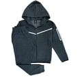 thumbnail image 1 of Men’s 2-Piece Fleece Sweatsuit Tech Performance Heavy Winter Sweat Jacket & Fleece Pants, 1 of 4