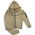 thumbnail image 1 of Men’s 2-Piece Fleece Sweatsuit Tech Performance Heavy Winter Sweat Jacket & Fleece Pants, 1 of 3