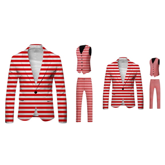 Men's 2-Piece Formal Suit Vest and Trousers Set, Slim Fit Business Wedding Party Celebration Suit for Men