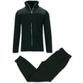 thumbnail image 1 of Men's 2 Piece Polar Fleece Sweater Jacket & Jogger Sweatpants Set, 1 of 3