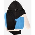 thumbnail image 1 of Men’s 2-Piece Quarter Zip Resilience Fleece Hoodie Sweatsuit, 1 of 11