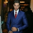 thumbnail image 1 of Men's 2-Piece SUIT Double-breasted solid color Suit Set buckle Shawl Lapel Slim-Fit Tuxedo Blazer  Dress & Pants, 1 of 4