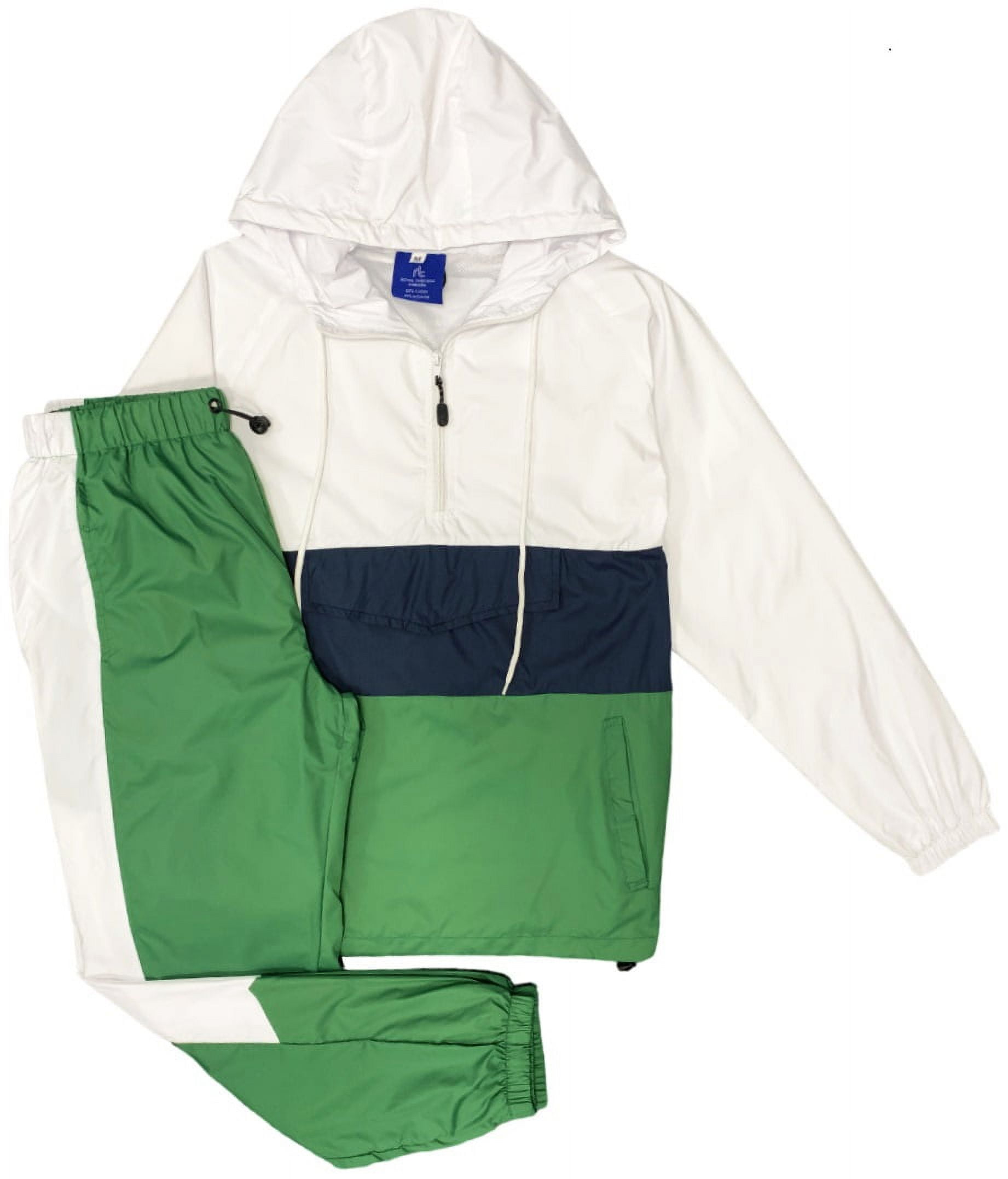 【2025新春福袋】 Men's 2-Piece Suit Half Zip Pullover Windbreaker Jacket with Clothing