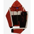 thumbnail image 1 of Men's 2-Piece Sweatsuit Color Block Fleece Sweat Jacket and Jogger Sweatpants jogging Fleece suit, 1 of 11