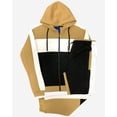 thumbnail image 1 of Men's 2-Piece Sweatsuit Color Block Fleece Sweat Jacket and Jogger Sweatpants jogging Fleece suit, 1 of 11
