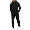 thumbnail image 1 of Men's 2 Piece Sweatsuits Outfit Pullover Hoodie and Sweatpants Casual Daily Wear Spring Summer Breathable Set, 1 of 5