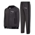 thumbnail image 1 of Men's 2 Piece Tracksuit Set - Full Zip Hoodie & Jogger Pants, Athletic Casual Sweatsuit for Gym, Running, Jogging & Streetwear Charcoal L, 1 of 5