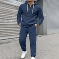 thumbnail image 1 of Men's 2 Piece Tracksuit Set Full Zip Jackets Pants Jogging Suits Sweatsuit Set Casual Athletic Jogging Warm Up Sets, 1 of 3