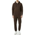 thumbnail image 1 of Men's 2 Piece Tracksuits Sets Fleece Lined Jogging Sweatsuits Full Zip Hoodie & Sweatpants Warm Up Track Suits, 1 of 5
