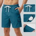 thumbnail image 1 of Men's 2 in 1 Running Shorts Quick Dry Gym Workout Shorts with Phone Pocket Compression Liner Athletic Pants, 1 of 5