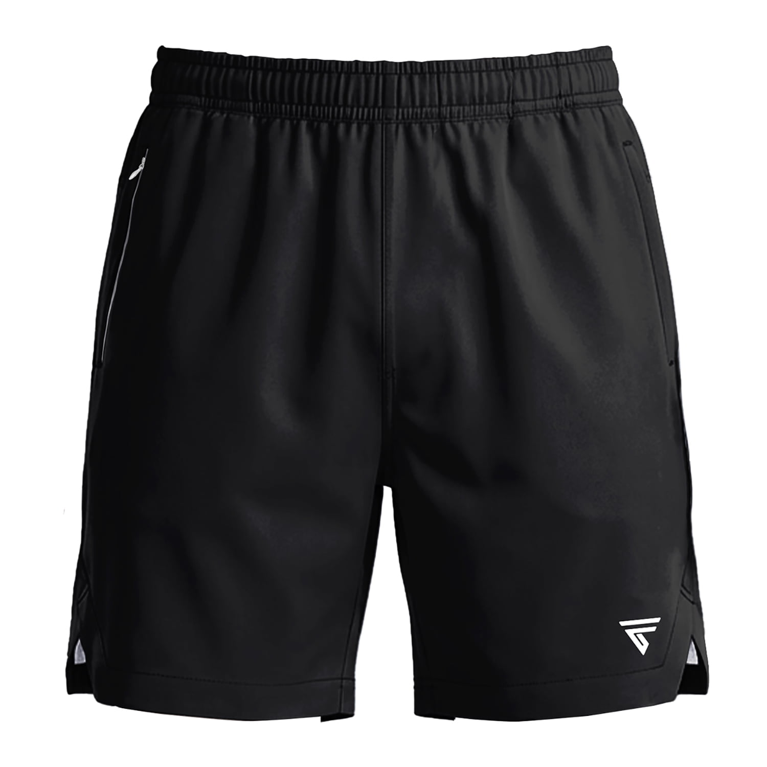 MINOUVA Men's 2-in-1 Swim Trunks with Compression Liner, Quick-Dry Stretch Fabric, Drawstring Waist, and Pockets, Black XL
