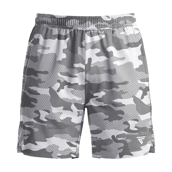 MINOUVA Men's 2-in-1 Swim Trunks with Compression Liner, Quick-Dry Stretch Fabric, Drawstring Waist, and Pockets