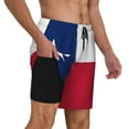 thumbnail image 1 of Men's 2 in 1 Swim Trunks with Compression Liner Colorado Texas Flag Quick Dry Beach Shorts, 1 of 6