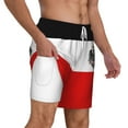 thumbnail image 1 of Men's 2 in 1 Swim Trunks with Compression Liner Flag Of The German Empire Quick Dry Beach Shorts, 1 of 6