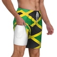 thumbnail image 1 of Men's 2 in 1 Swim Trunks with Compression Liner Jamaica Quick Dry Beach Shorts, 1 of 6